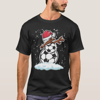 Camiseta Funny T mens socc de los Navidades de fútbol de Sn