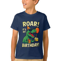 Funny T-Rex Dino Cumpleaños