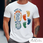 Camiseta Funny t-shirt with daddy's footprint design<br><div class="desc">Funny t-shirt with daddy's footprint design,  Funny t-shirt for dad with trendy design 2024,  to give on Father's Day,  for his birthday,  for Christmas or to give to that special person on any occasion.</div>