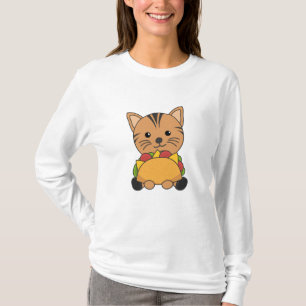 Camiseta Funny Taco Cats Tacos Mexico Cute Cat