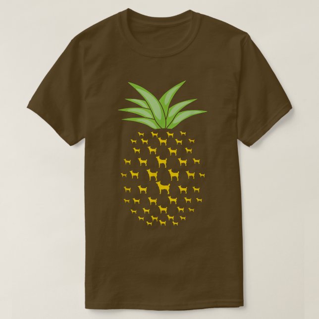 Camiseta Funny Tahltan Bear Dog Ananas Pineapple  (Diseño del anverso)