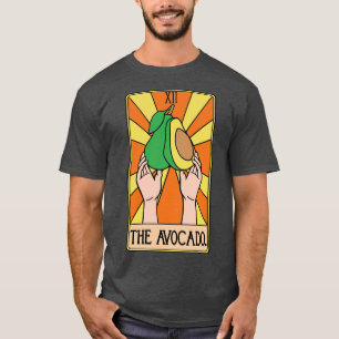 Camiseta Funny tarjeta de aguacate tarot