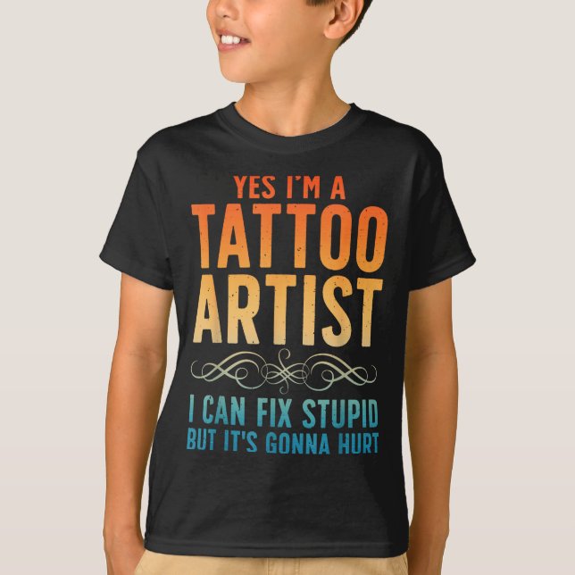 Camiseta Funny Tattoo Artist Art For Men Women Tattooer Tat (Anverso)