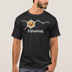 Camiseta Funny TDAH Cuta Dopamina Estructura Química Neurod