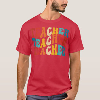 Camiseta Funny Teacher classroom For Learning Retro Teacher