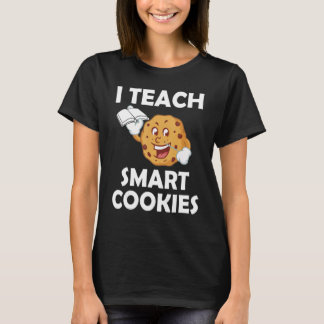Camiseta Funny Teacher Shirt I Teach Smart Cookies Shirt Ne