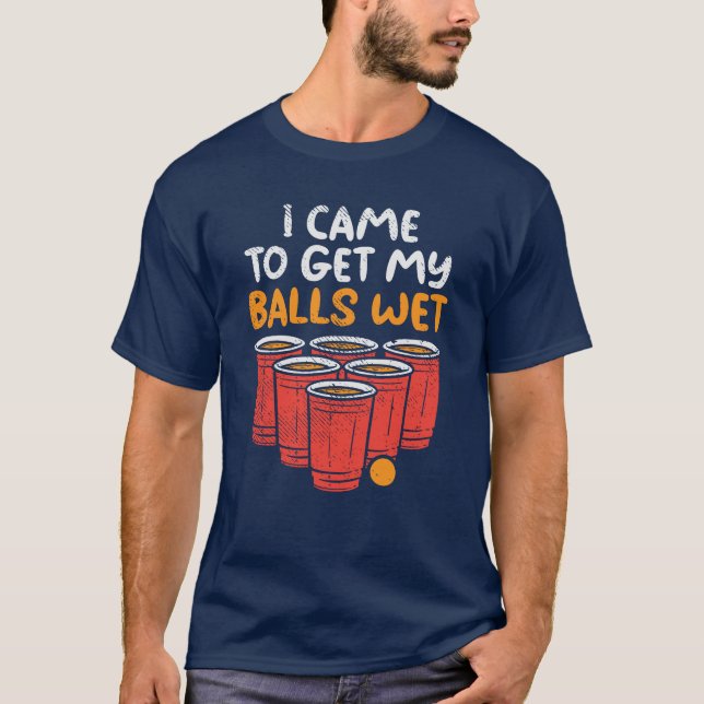 Camiseta Funny Team Ping Pong Gag Get Balls Wed (Anverso)