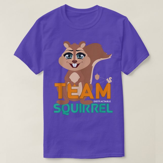 Camiseta Funny Team Squirrel  (Diseño del anverso)