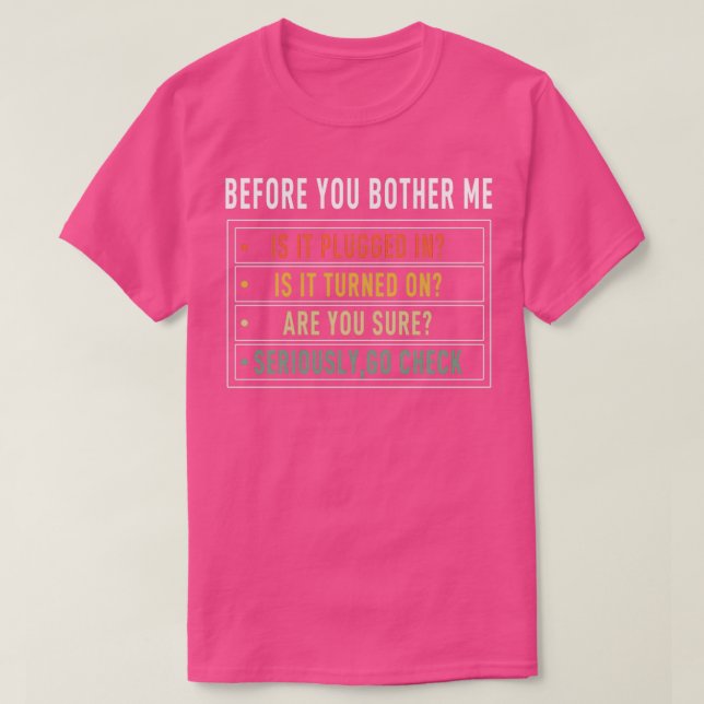 Camiseta Funny Technician Computer Science Programmer Coder (Diseño del anverso)
