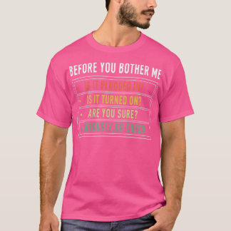 Camiseta Funny Technician Computer Science Programmer Coder