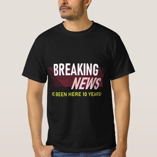 Camiseta Funny Ten Year Work Anniversary 10th Employee Appr (Anverso)