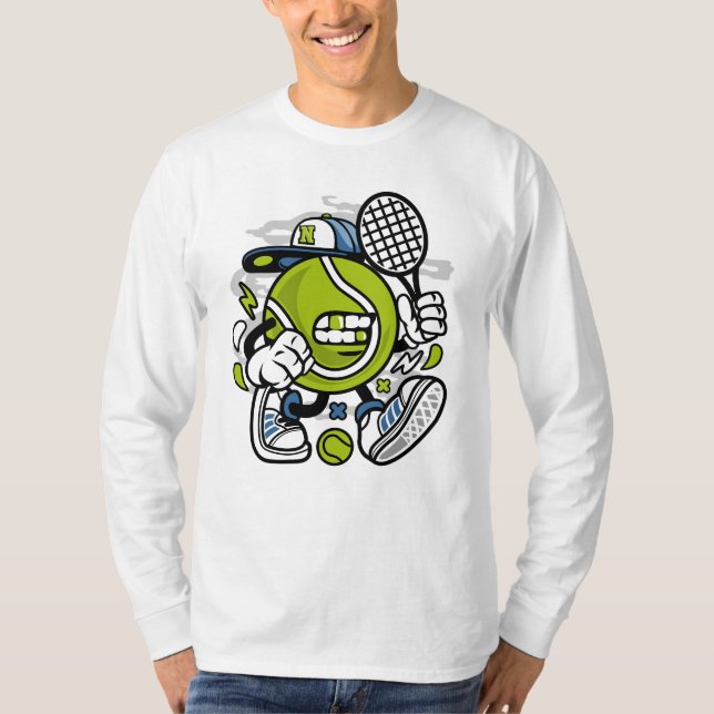 Camiseta Funny Tennis Ball Personalizado | Deporte (Anverso)
