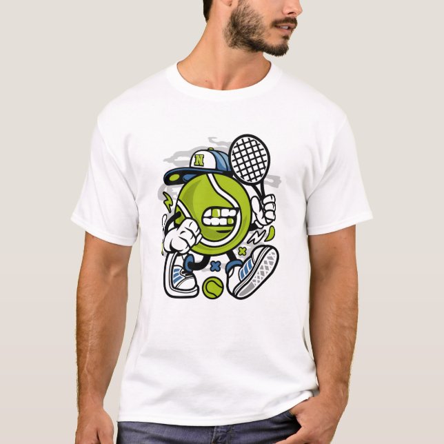 Camiseta Funny Tennis Ball Personalizado | Deporte (Anverso)