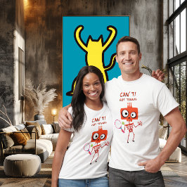 Camiseta Funny Tennis Skeleton | No puedo. Tengo Tenis. | H