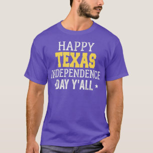 Camiseta Funny Texas cita el Día de la Independencia en Gua