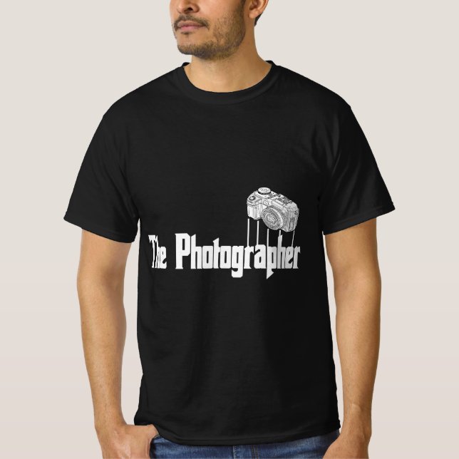 Camiseta Funny The Photographer Photography Camera  (Anverso)