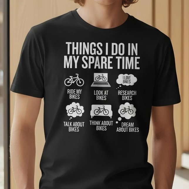 Camiseta Funny Things I Do In My Spare Time Biker (Subido por el creador)