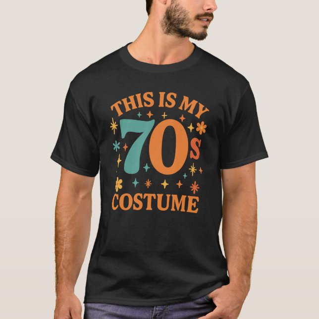 Camiseta Funny This Is My 70s Costume Retro (Anverso)