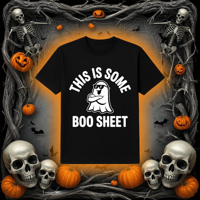 Camiseta Funny "This Is Some Boo Sheet" Pun Cool Ghost (Subido por el creador)