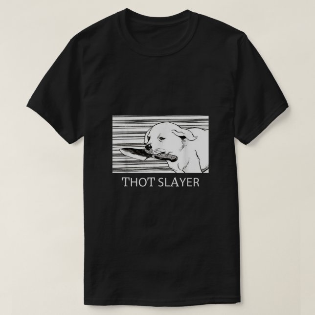Camiseta Funny Thot Slayer Aparato Amor Perro (Diseño del anverso)