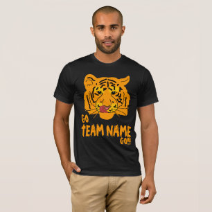 Camiseta Funny Tiger Football Go and Team Name