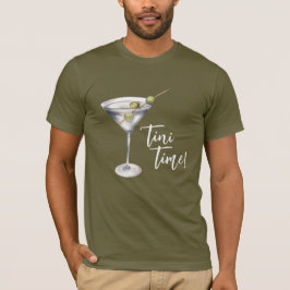 Camiseta Funny 'Tini Time Martini Cocktail