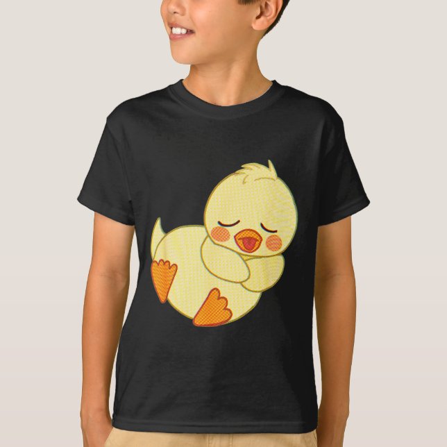 Camiseta Funny Tired As Duck I Love Cute Ducklings Quote Gi (Anverso)