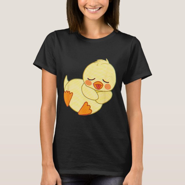 Camiseta Funny Tired As Duck I Love Cute Ducklings Quote Gi (Anverso)
