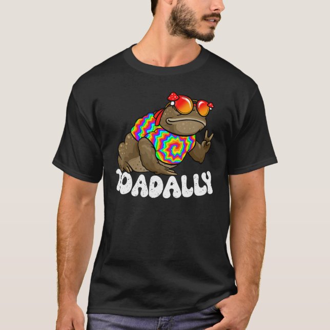 Camiseta Funny Toad, Kids Toad, Hippie Toad, Frog, Amphibia (Anverso)