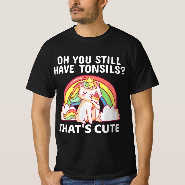 Camiseta Funny Tonsil Removal Surgery Recovery Gift Tonsill (Anverso)