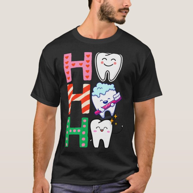 Camiseta Funny Tooth Christmas Dentist Xmas Dental Istant H (Anverso)