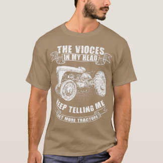 Camiseta Funny Tractor Tee Get More Tractors Farmer Design