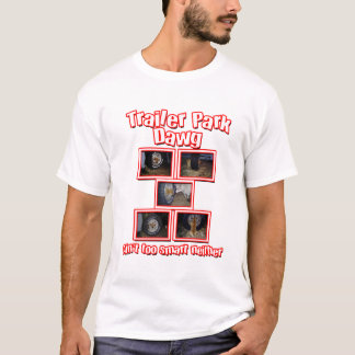 Camiseta Funny Trailer Park Dawg Red