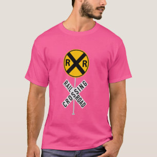 Camiseta Funny Train Art Para Hombres Mujeres Ferroviarias