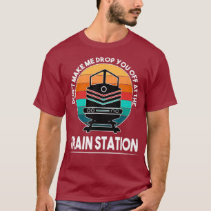 Camiseta Funny Train Railway Locomotive Steam Model