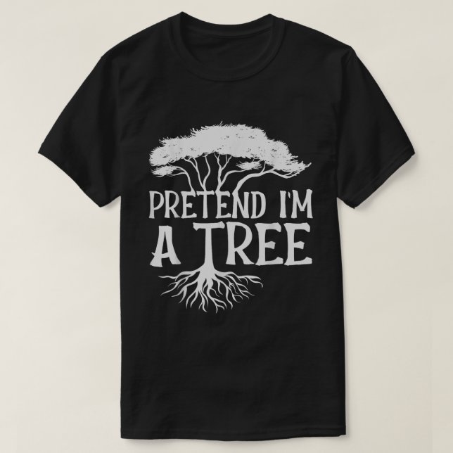 Camiseta Funny Tree Joke Shirt for Quiet People (Diseño del anverso)