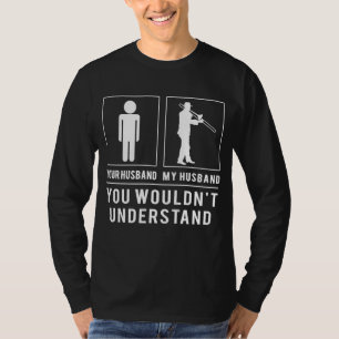 Camiseta Funny Trombone Husband Tee - Nuestra melodía, nues