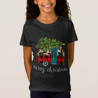 Funny Truck Camping Camper Navidades Buffalo Plaid