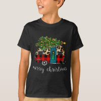 Funny Truck Camping Camper Navidades Buffalo Plaid
