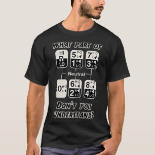 Camiseta Funny Trucker Design para hombres mujeres camioner