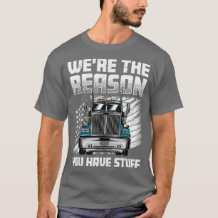 Camiseta Funny Trucker Design Para Hombres Mujeres Semi Tru