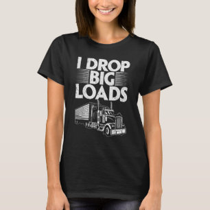Camiseta Funny Trucker Design Para Hombres Mujeres Semi Tru
