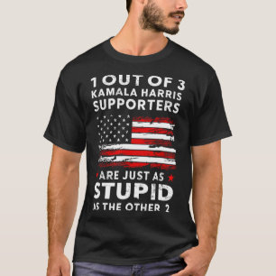 Camiseta Funny Trump 1 de cada 3 partidarios de Kamala Harr