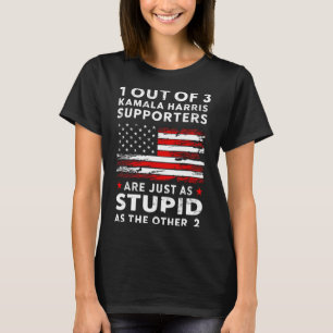 Camiseta Funny Trump 1 de cada 3 partidarios de Kamala Harr