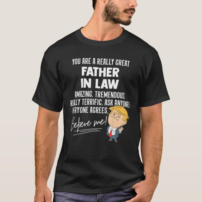 Camiseta Funny Trump 2020 Realmente Gran Padre En Regalo De (Anverso)