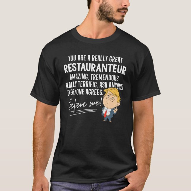 Camiseta Funny Trump 2020 Regalo de restaurantes realmente  (Anverso)