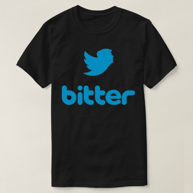 Camiseta Funny Trump amargo Twitter (Diseño del anverso)