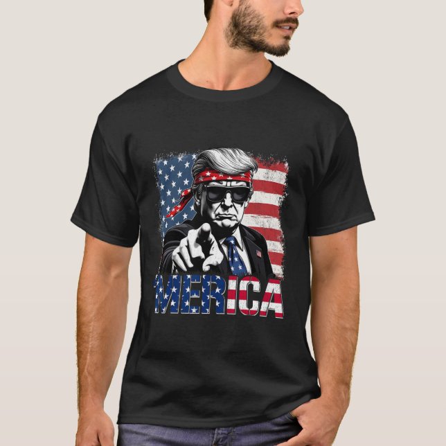 Camiseta Funny Trump, Aparato De Trump Del Golfo De Estados (Anverso)