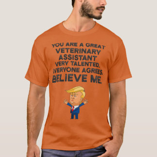 Camiseta Funny Trump, asistente veterinario