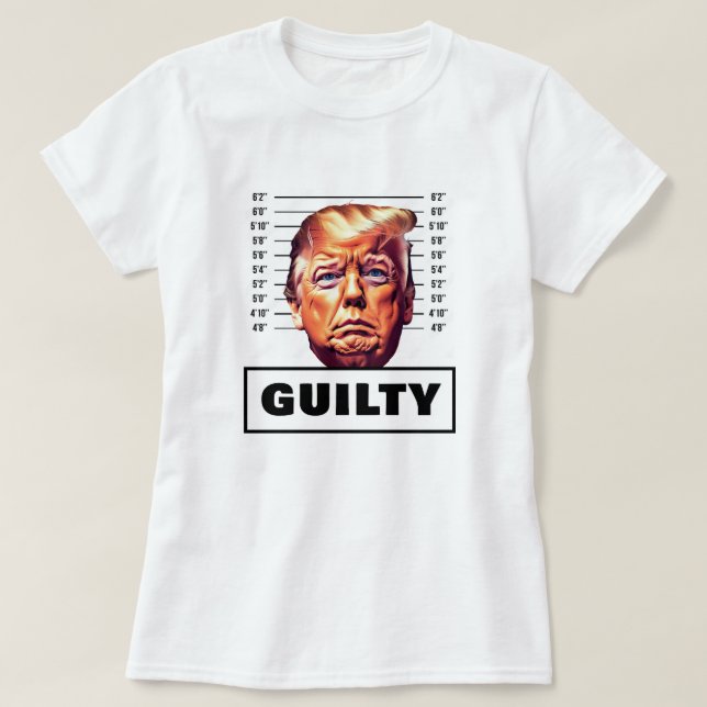 Camiseta Funny Trump culpable (Diseño del anverso)